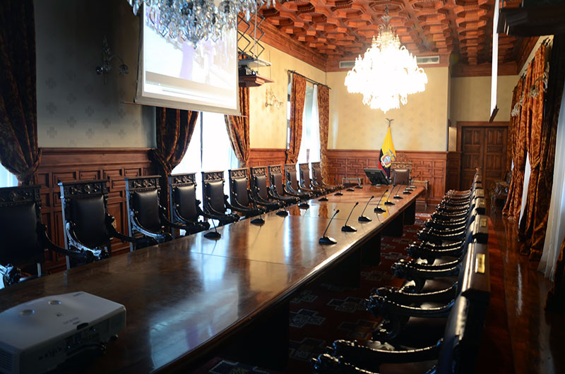 Palácio do governo em Quito