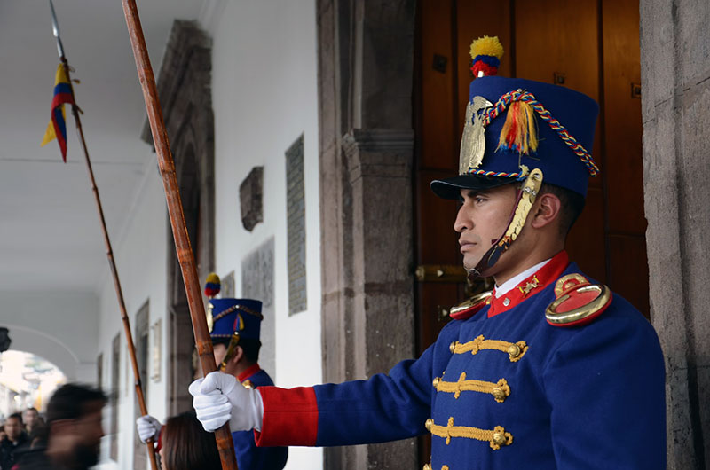 Palácio do governo em Quito